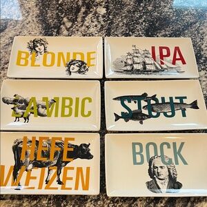 Crate & Barrel 6 Pack Plates